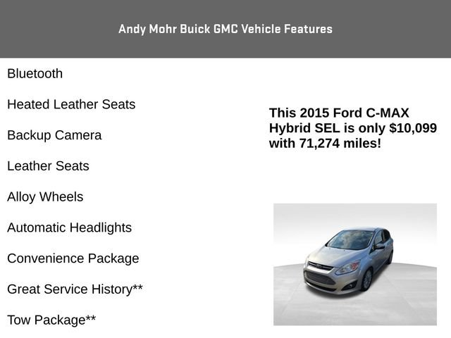 Used 2015 Ford C-MAX SEL w/ Equipment Group 302A FWD image 4