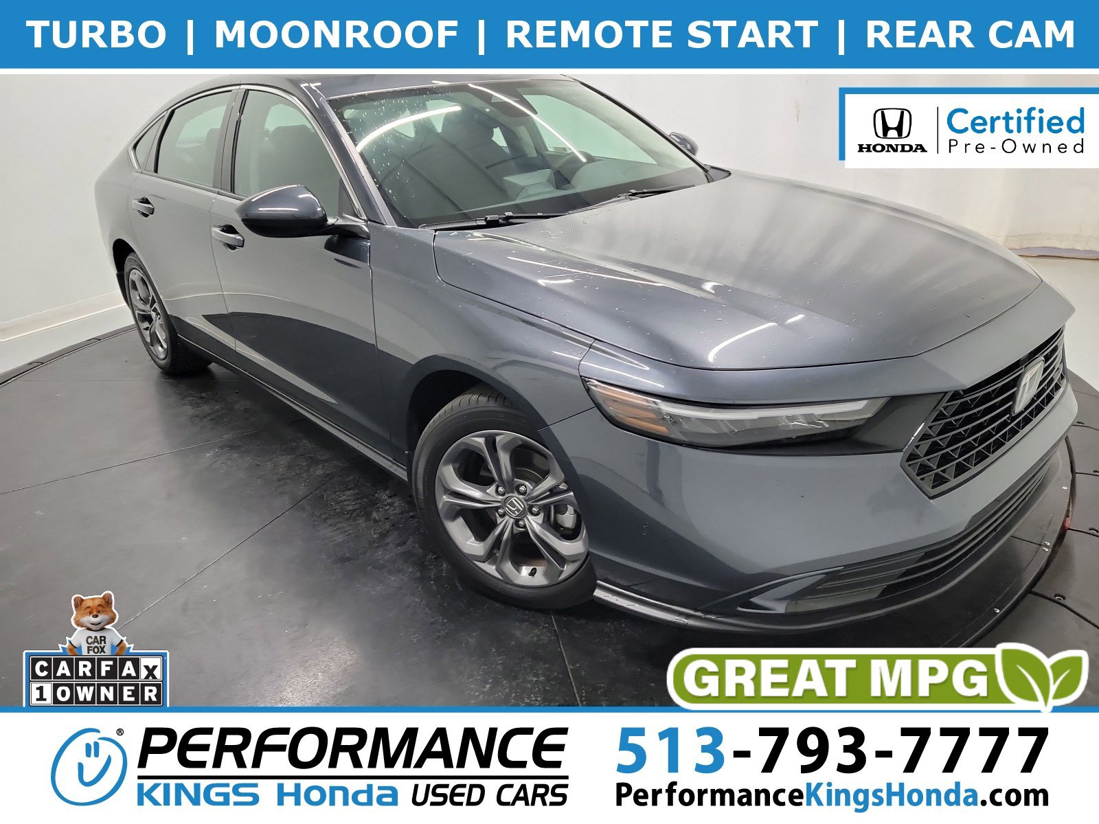 Certified 2024 Honda Accord EX image 1