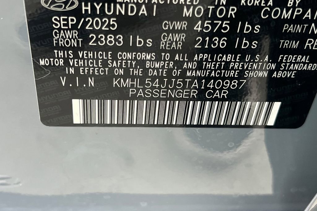 New 2026 Hyundai Sonata Limited FWD image 34