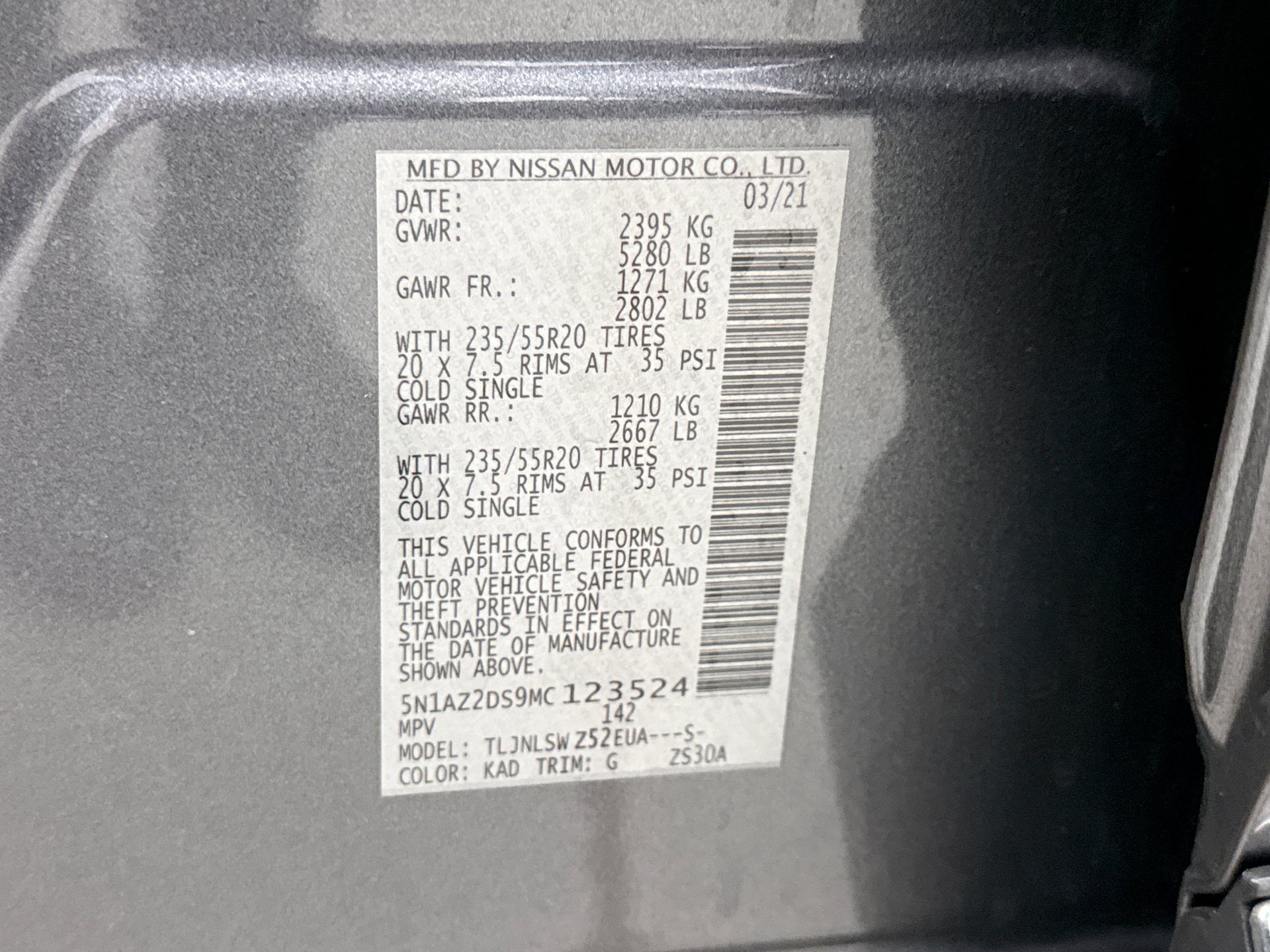 Used 2021 Nissan Murano Platinum w/ Cargo Package AWD/4WD image 26