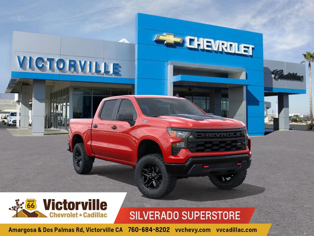 New 2026 Chevrolet Silverado 1500 Custom Trail Boss w/ LPO, Dark Essentials Package
