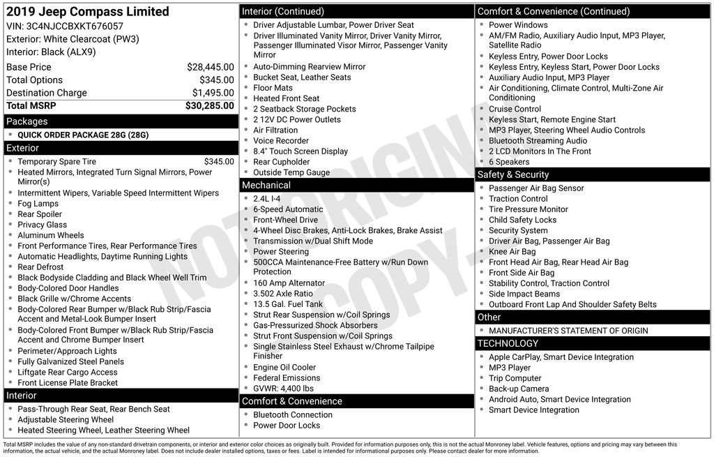 Used 2019 Jeep Compass Limited image 23