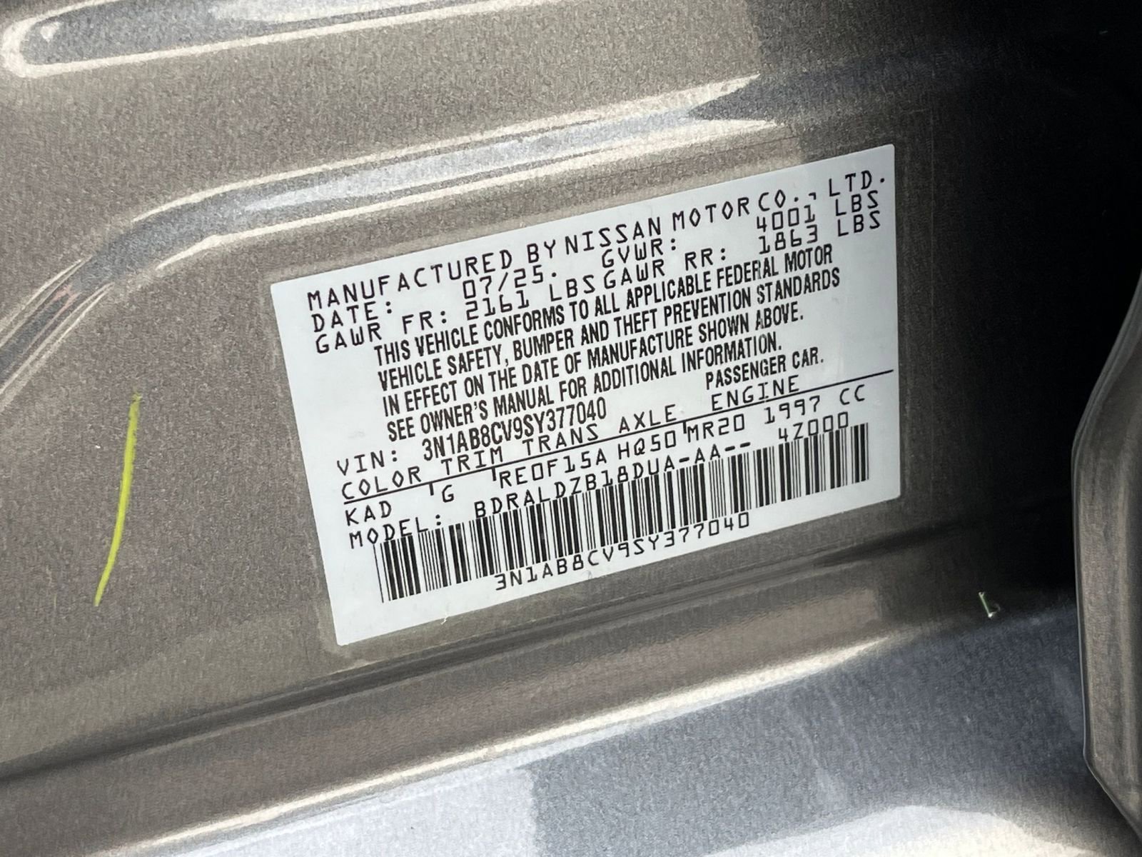 Used 2025 Nissan Sentra SV FWD image 28