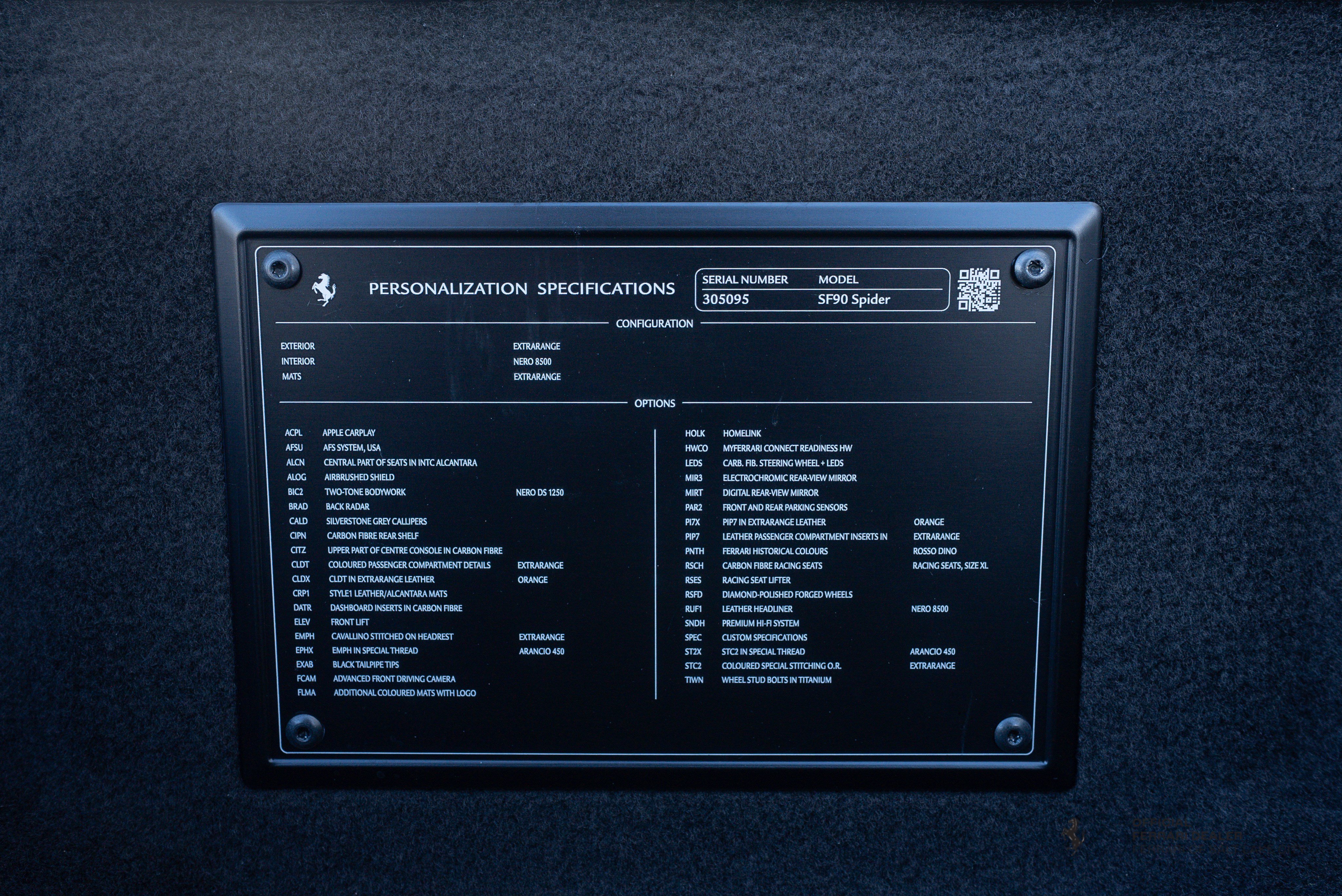 Certified 2024 Ferrari SF90 Spider AWD/4WD image 12