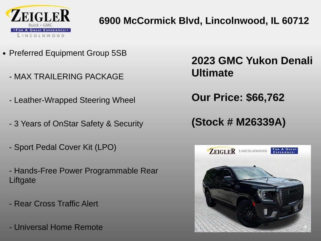 Used 2023 GMC Yukon Denali Ultimate AWD/4WD image 24