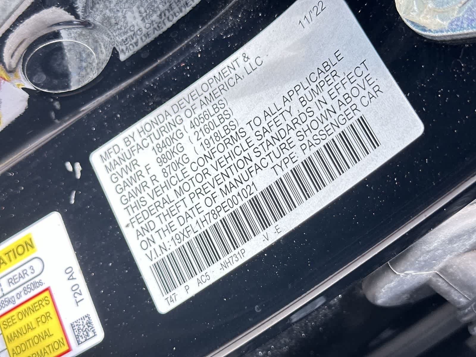 Used 2023 Honda Civic EX-L image 22