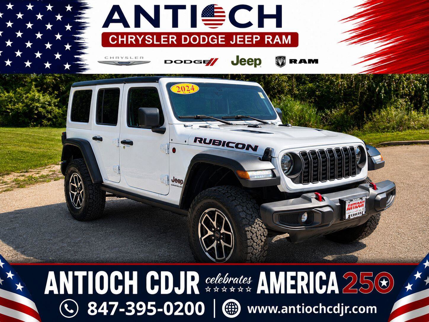 Used 2024 Jeep Wrangler Unlimited Rubicon AWD/4WD image 1