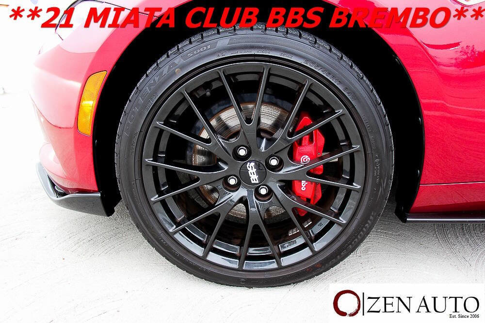 Used 2021 MAZDA MX-5 Miata Club w/ Brembo/BBS Recaro Package image 43