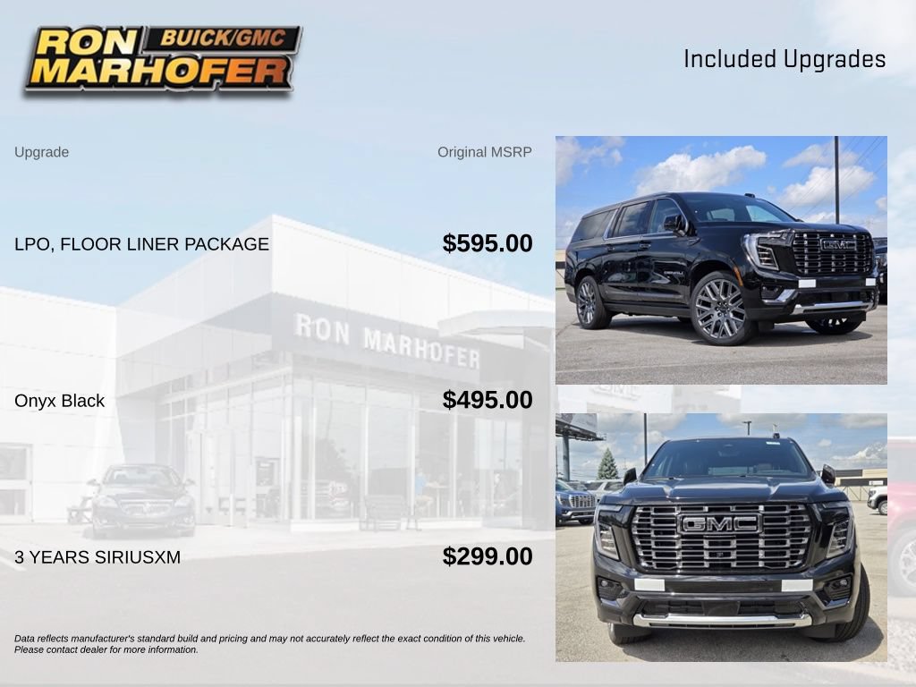 New 2026 GMC Yukon XL Denali Ultimate w/ LPO, Floor Liner Package AWD/4WD image 7
