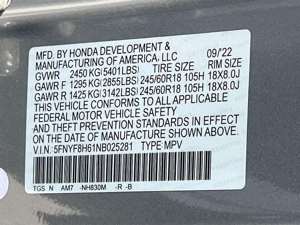Used 2022 Honda Passport TrailSport image 33