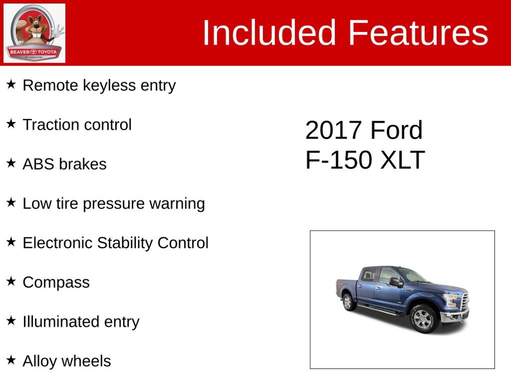 Used 2017 Ford F150 XLT w/ Equipment Group 302A Luxury AWD/4WD image 4