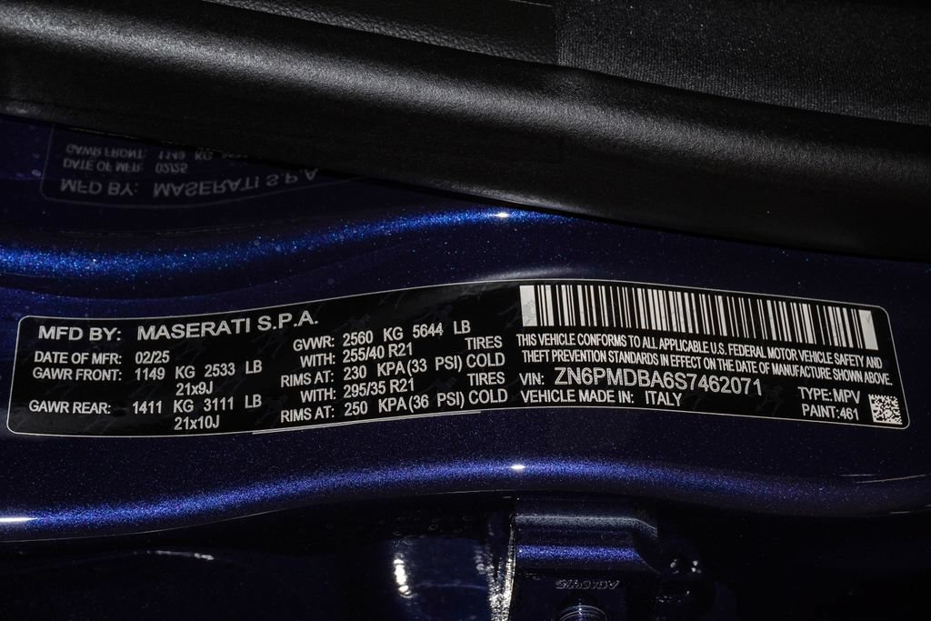 Certified 2025 Maserati Grecale Modena AWD/4WD image 29
