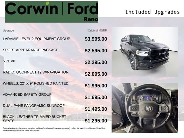 Used 2021 RAM 1500 Laramie image 3