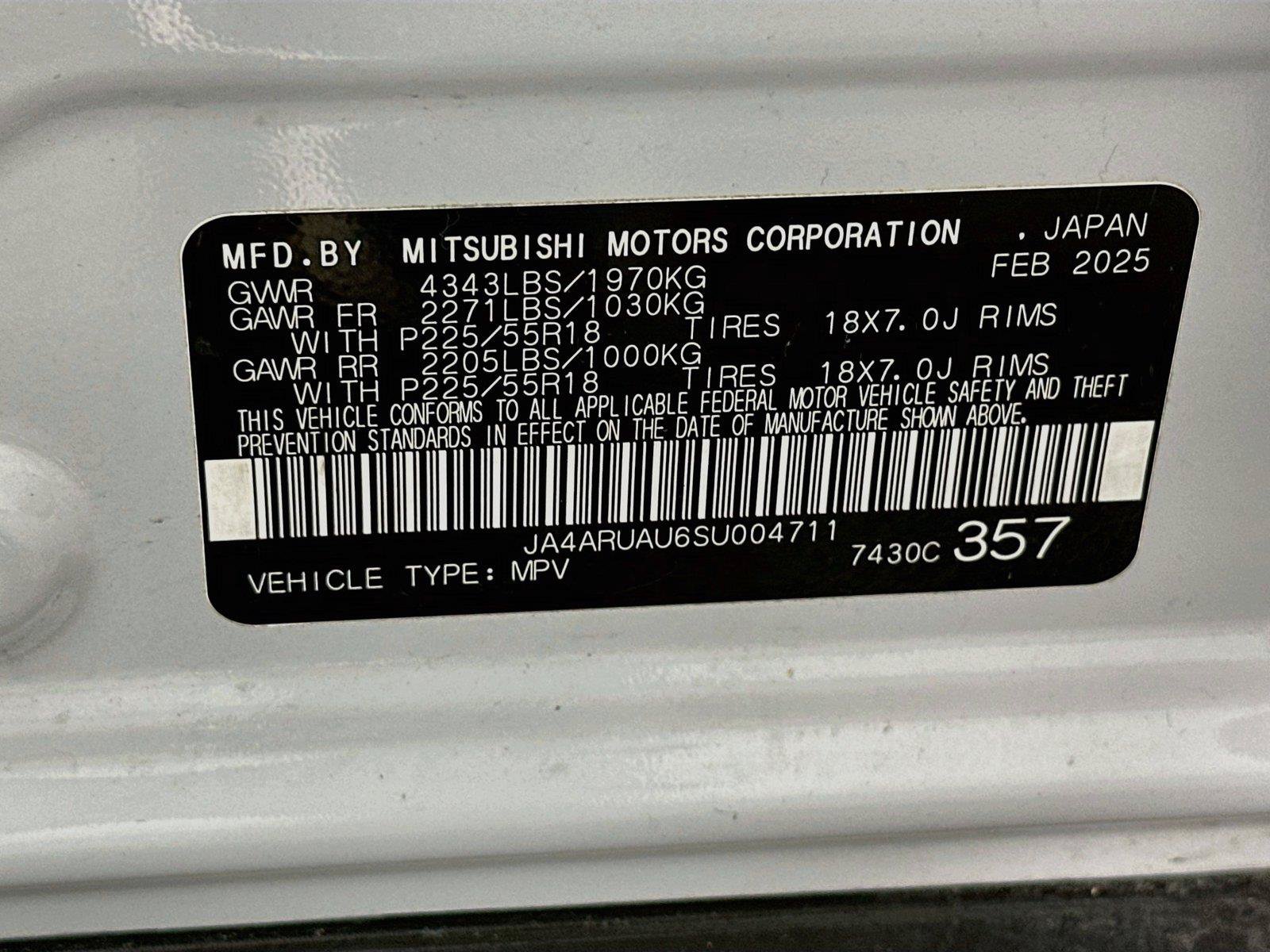 Used 2025 Mitsubishi Outlander Sport ES AWD/4WD image 21