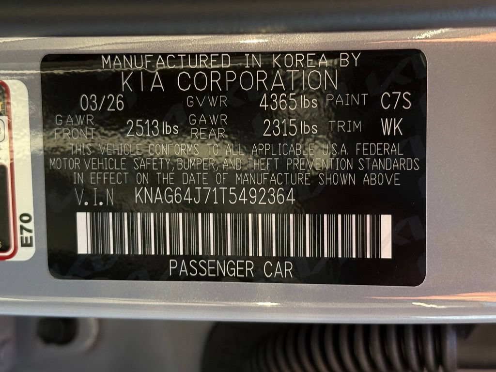 New 2026 Kia K5 GT-Line w/ GT-Line Premium Package FWD image 34