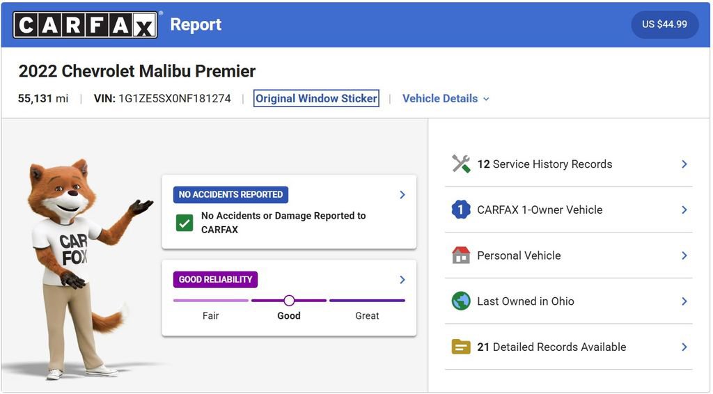 Used 2022 Chevrolet Malibu Premier FWD image 11