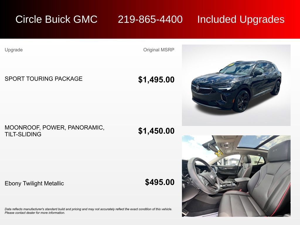 Used 2023 Buick Envision Essence w/ Sport Touring Package FWD image 3