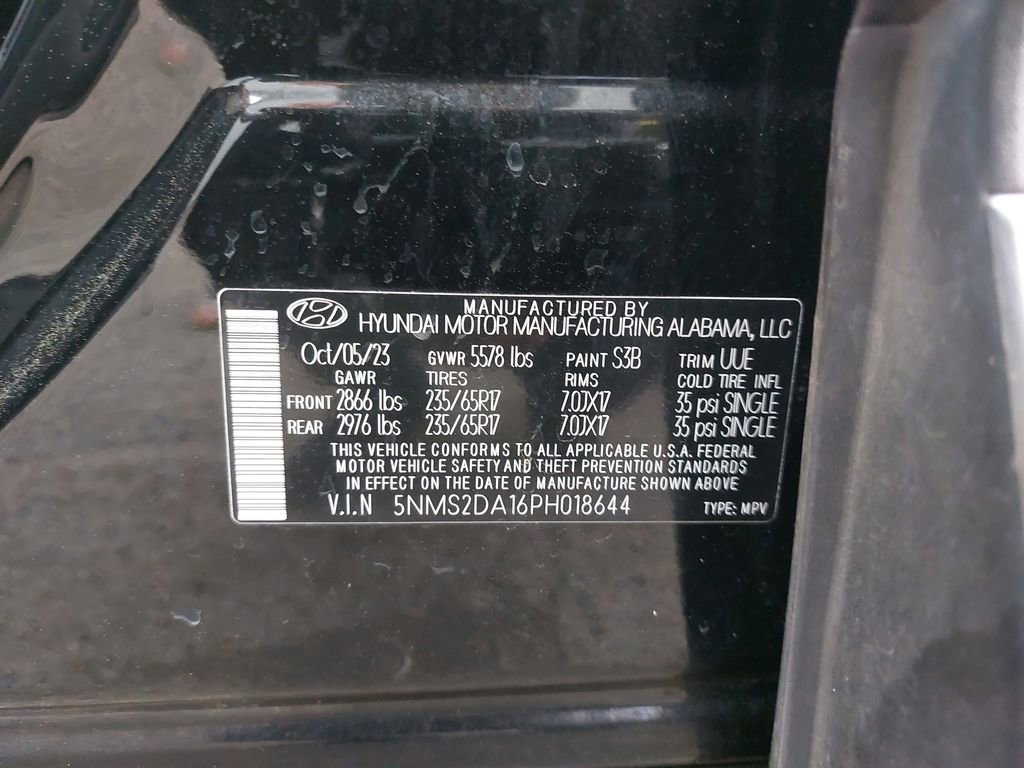 Used 2023 Hyundai Santa Fe Blue AWD/4WD image 37