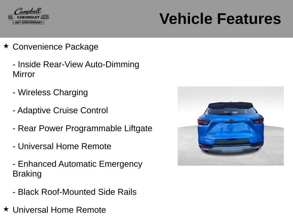 Used 2024 Chevrolet Blazer LT w/ Convenience Package FWD image 10