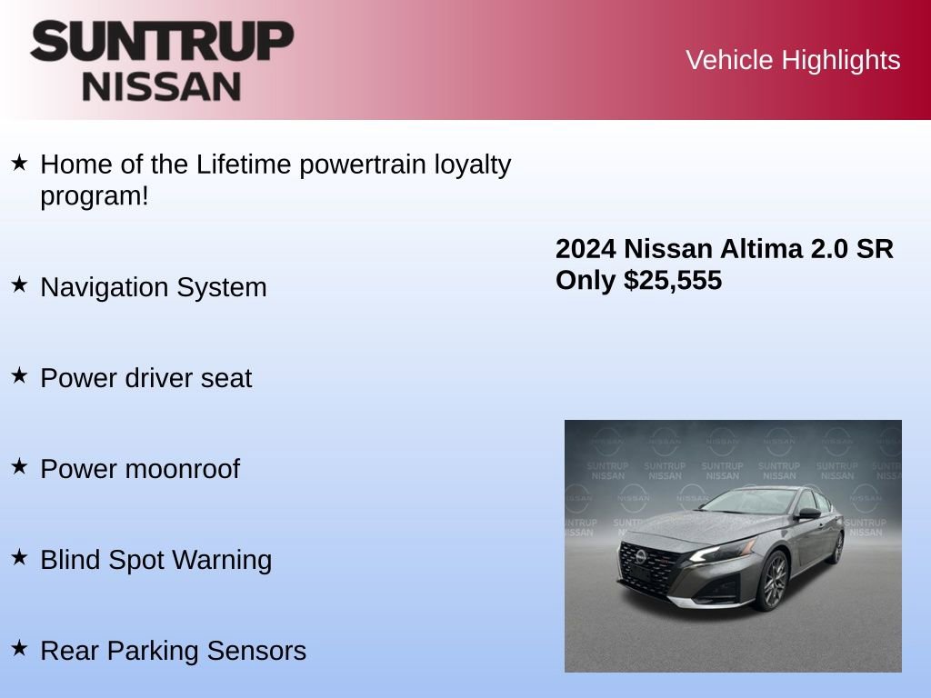 Used 2024 Nissan Altima 2.0 SR image 8