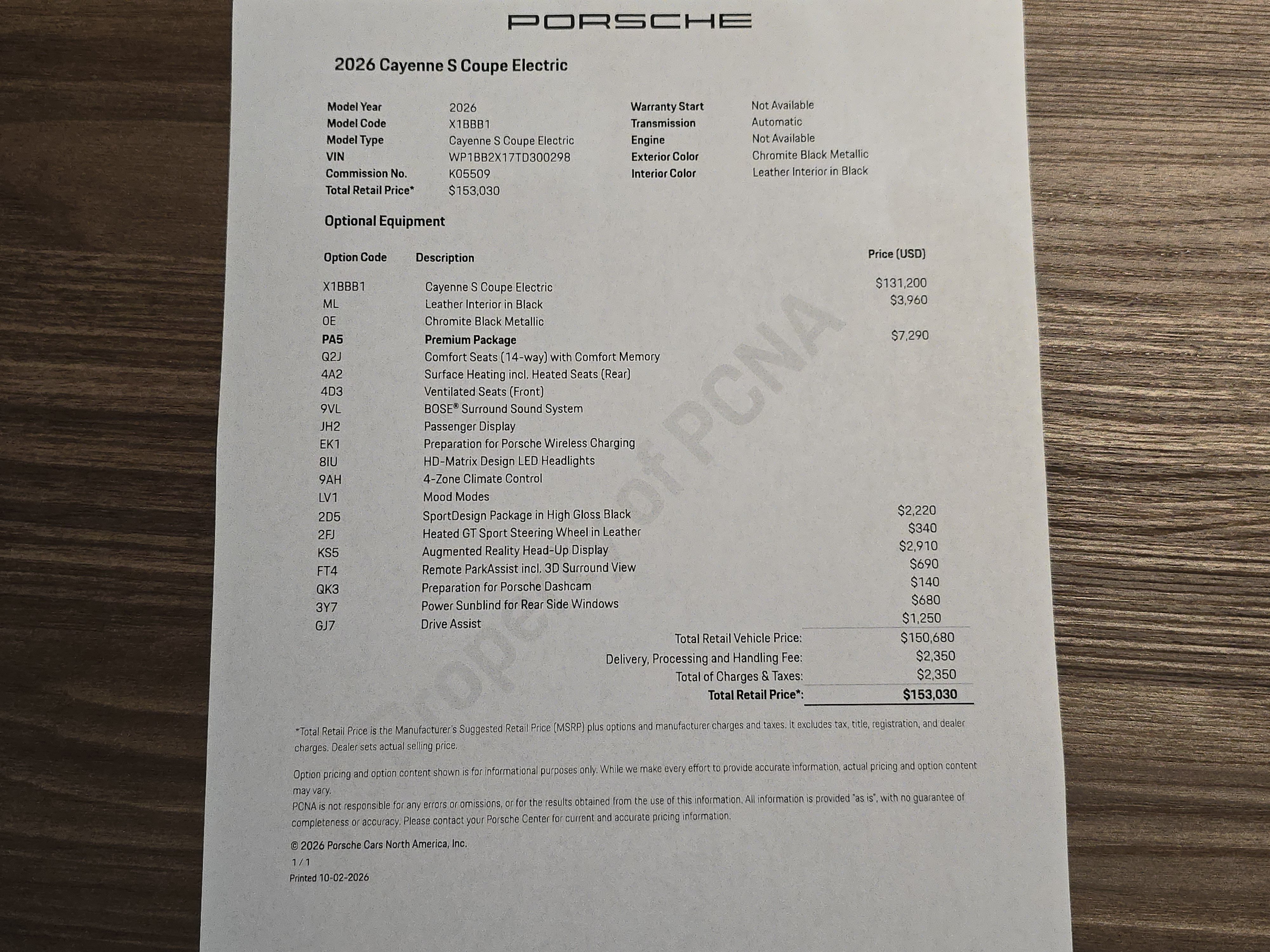 New 2026 Porsche Cayenne S AWD/4WD image 30