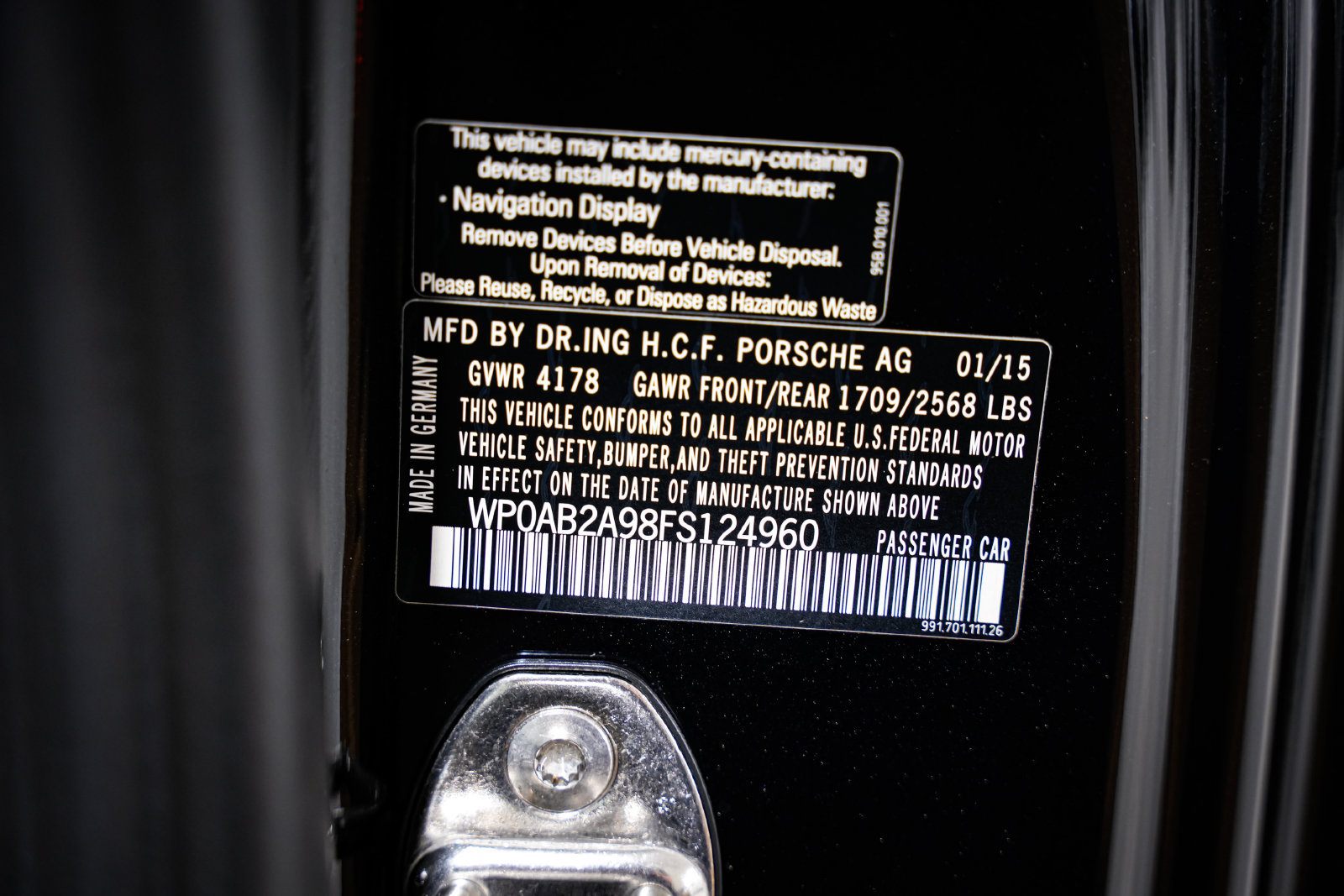Used 2015 Porsche 911 Carrera 4S AWD/4WD image 43