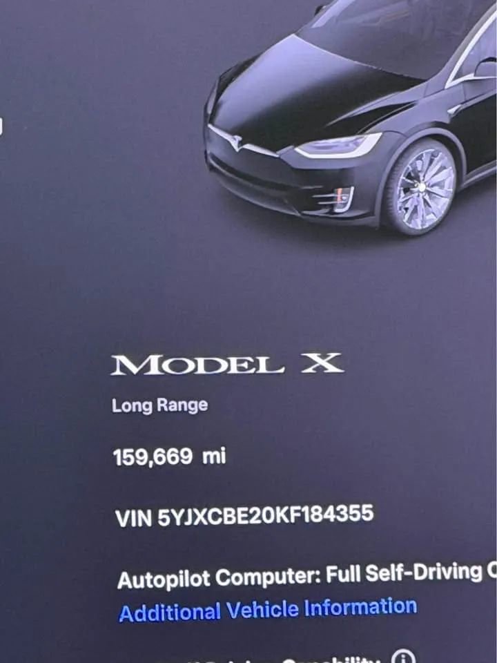 Used 2019 Tesla Model X Long Range AWD/4WD image 8