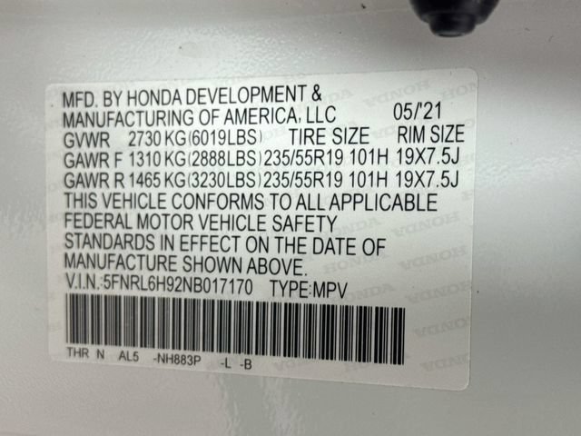 Used 2022 Honda Odyssey Elite image 17