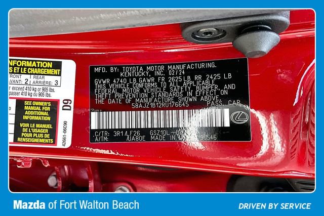 Used 2024 Lexus ES 350 F Sport w/ Accessory Package (Z1) FWD image 16