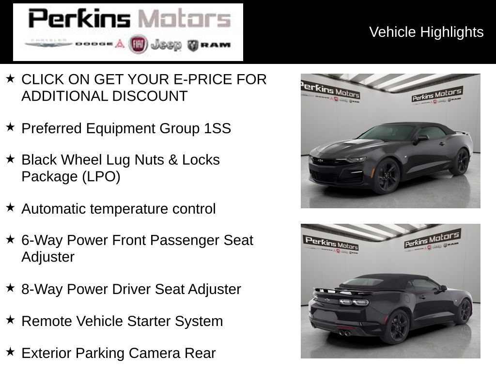 Used 2023 Chevrolet Camaro SS RWD image 7