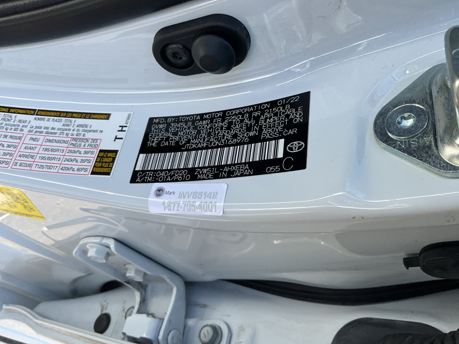 Used 2022 Toyota Prius LE FWD image 27