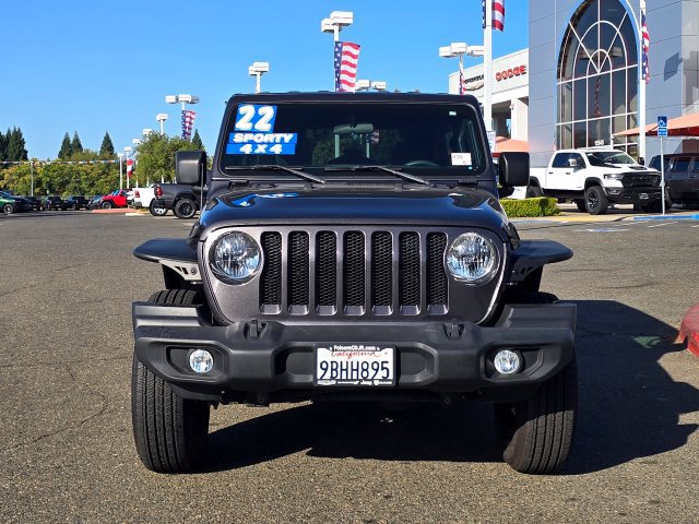 Certified 2022 Jeep Wrangler Unlimited Sport AWD/4WD image 2