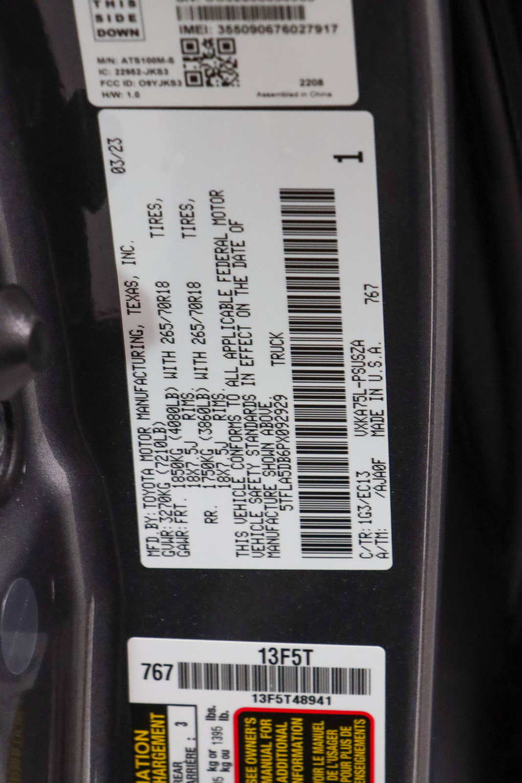 Used 2023 Toyota Tundra SR5 w/ TRD Off-Road Premium Package AWD/4WD image 32