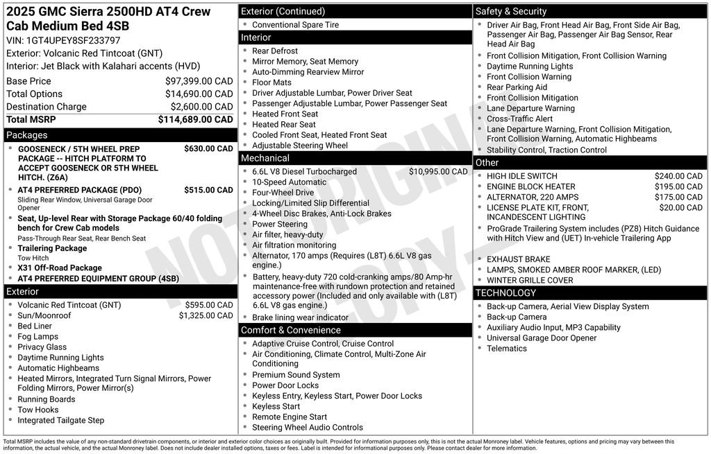Used 2025 GMC Sierra 2500 AT4 AWD/4WD image 29