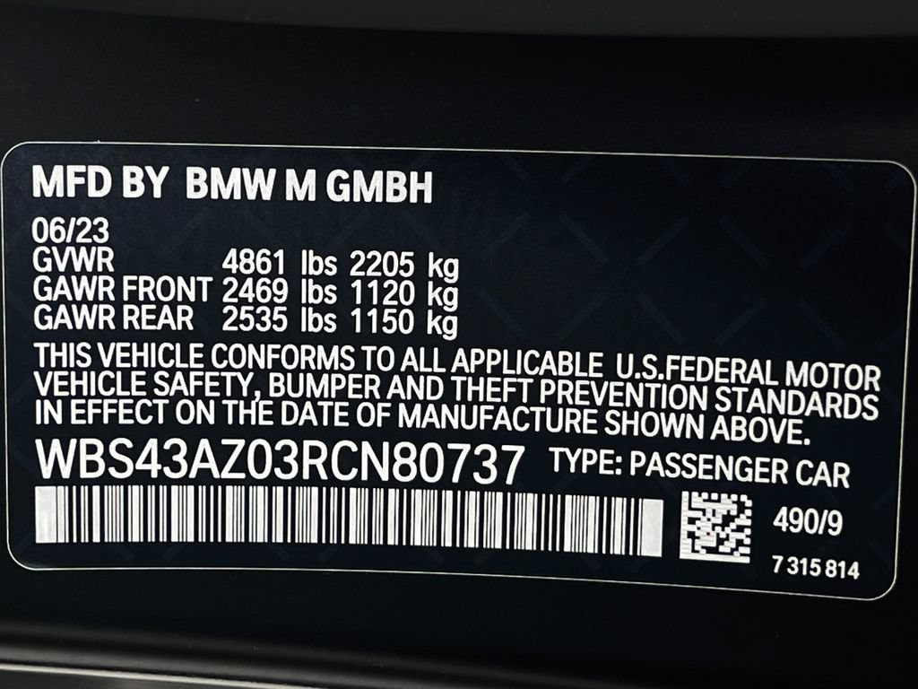 Used 2024 BMW M4 xDrive Competition w/ M Carbon Exterior Package AWD/4WD image 22