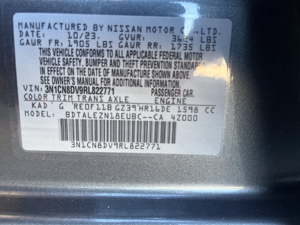 Certified 2024 Nissan Versa S w/ S Plus Package FWD image 32