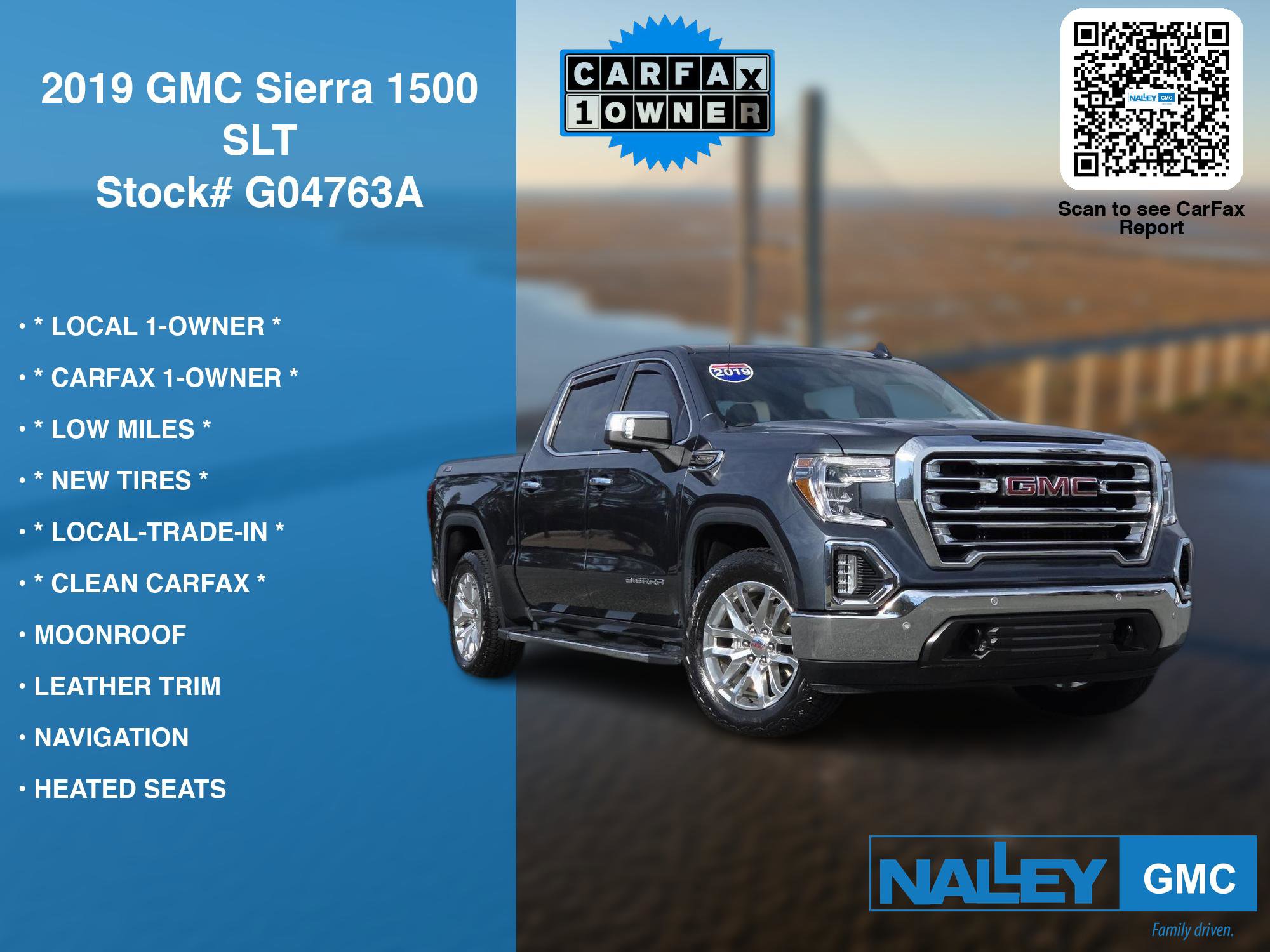 Used 2019 GMC Sierra 1500 SLT w/ SLT Premium Plus Package image 6