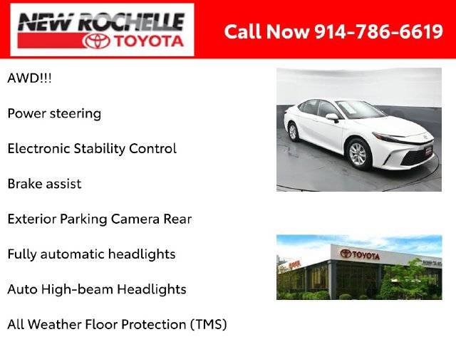 Certified 2025 Toyota Camry LE w/ Convenience Package AWD/4WD image 6