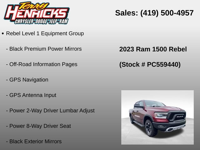 Used 2023 RAM 1500 Rebel w/ Rebel Level 1 Equipment Group AWD/4WD image 23