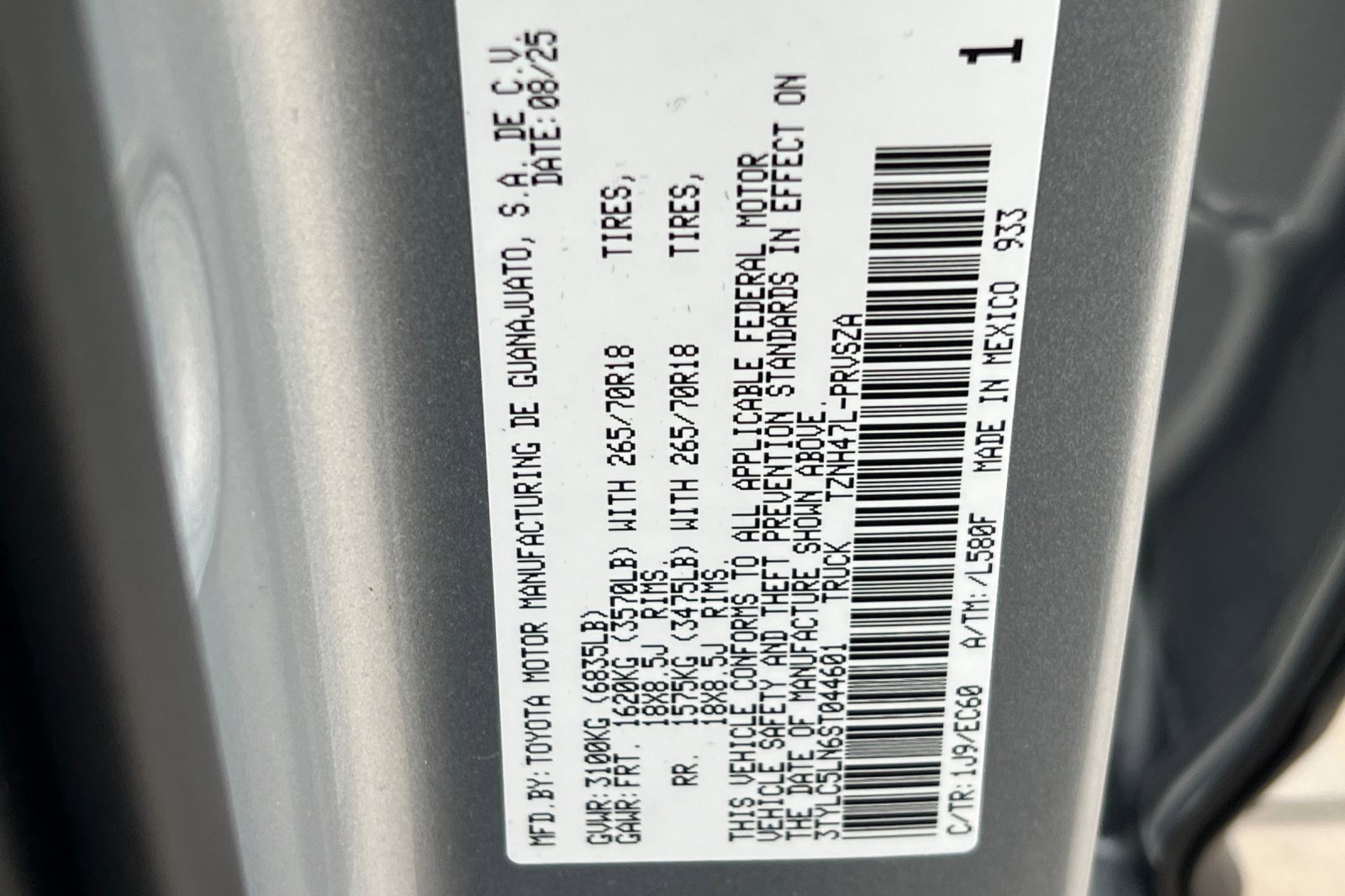 New 2025 Toyota Tacoma Trailhunter image 21