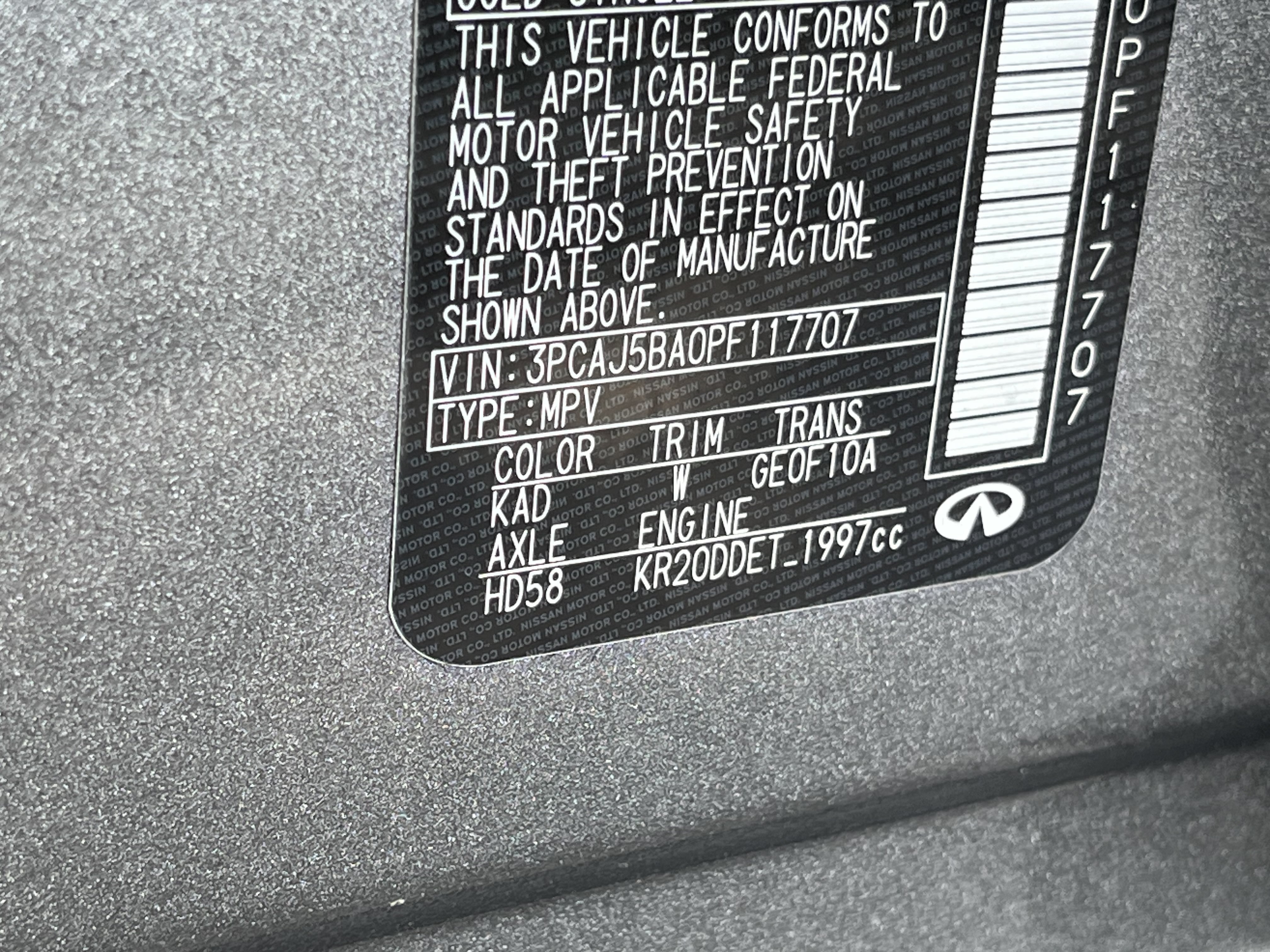 Certified 2023 INFINITI QX50 Luxe w/ Accent Package FWD image 24