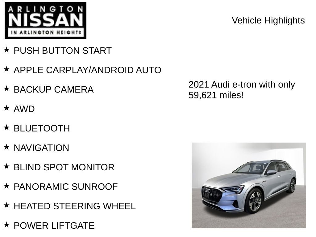 Used 2021 Audi e-tron Premium w/ Convenience Plus Package image 8