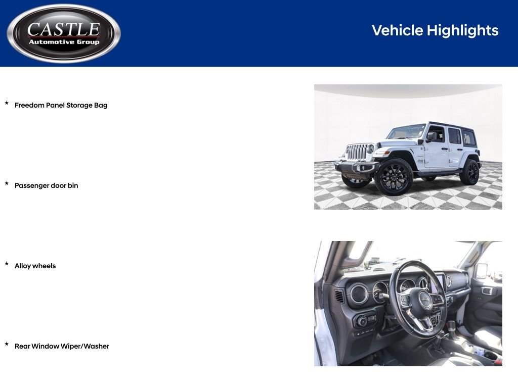 Used 2022 Jeep Wrangler Unlimited Sahara w/ Cold Weather Group AWD/4WD image 7