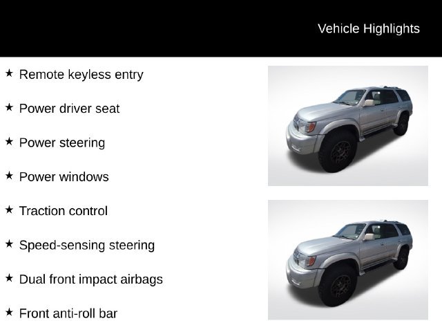 Used 2001 Toyota 4Runner Limited AWD/4WD image 13