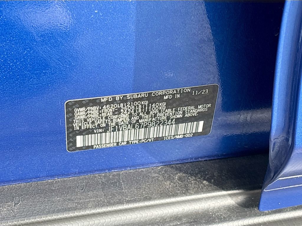 Used 2023 Subaru WRX Limited w/ Popular Package #1 image 33