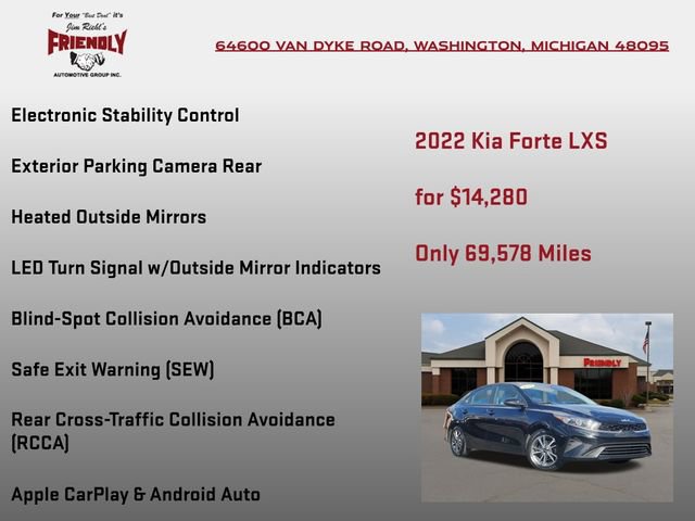 Used 2022 Kia Forte LXS w/ LXS Technology Package image 10