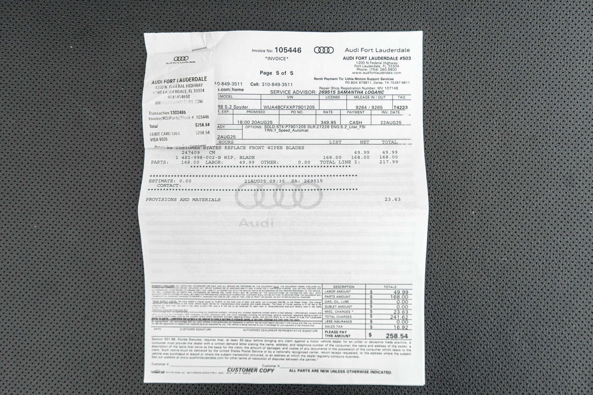 Used 2023 Audi R8 V10 performance image 45