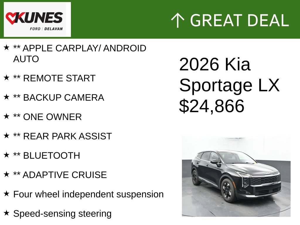 Used 2026 Kia Sportage LX FWD image 2