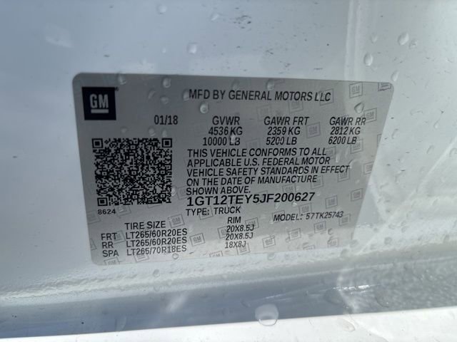 Used 2018 GMC Sierra 2500 SLT w/ Duramax Plus Package image 36