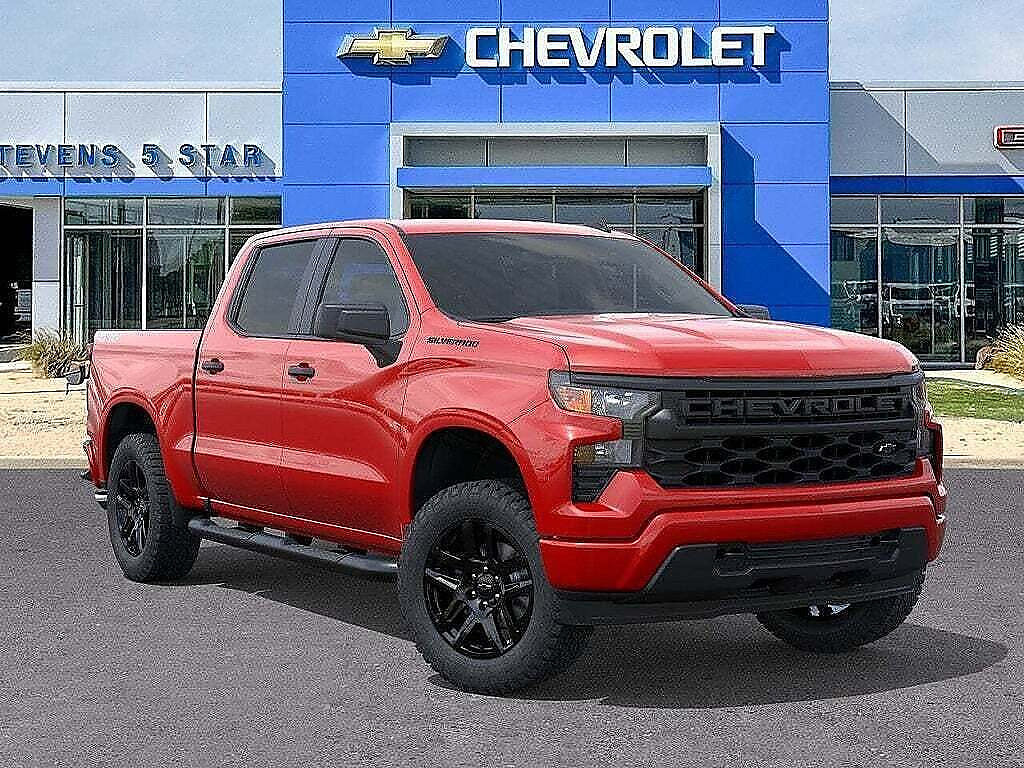 New 2026 Chevrolet Silverado 1500 Custom w/ Turbomax Blackout Package AWD/4WD image 7